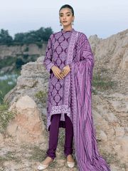 Gul Ahmed Winter Linen Bloom Unstitched Printed 3Pc Suit LT-22008 B