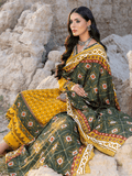 Gul Ahmed Winter Linen Bloom Unstitched Printed 3Pc Suit LT-22014 B