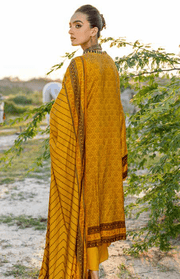 Gul Ahmed Winter Linen Bloom Unstitched Printed 3Pc Suit LT-22015 A