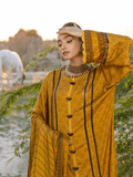 Gul Ahmed Winter Linen Bloom Unstitched Printed 3Pc Suit LT-22015 A