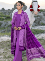 Gul Ahmed Winter Linen Bloom Unstitched Printed 3Pc Suit LT-22015 B
