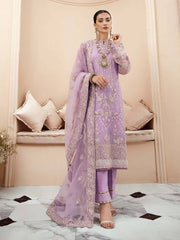 Aik Atelier Lumiere Organza and Tulle Unstitched 3Pc Suit Look-01