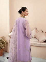 Aik Atelier Lumiere Organza and Tulle Unstitched 3Pc Suit Look-01