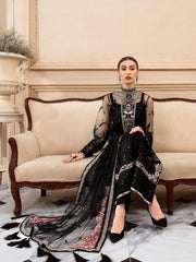 Aik Atelier Lumiere Organza and Tulle Unstitched 3Pc Suit Look-02