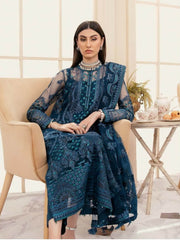 Aik Atelier Lumiere Organza and Tulle Unstitched 3Pc Suit Look-07