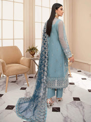 Aik Atelier Lumiere Organza and Tulle Unstitched 3Pc Suit Look-08