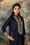 LW2-01 Blue Embroidered -3 Piece