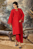 LW2-02 Red Embroidered-3 Piece