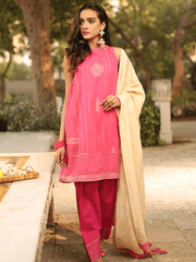 Lakhany Jacquard Embroidered Lawn spring collection 3pc Suit JC-2094 - FaisalFabrics.pk