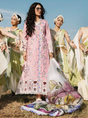 Mushq Lawana Embroidered Luxury Lawn Unstitched 3Pc Suit MSL-23-08 Lalita