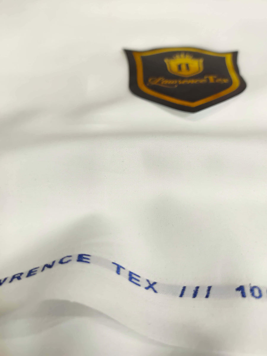 Lawrence Tex ICON Of White Soft Cotton Unstitched Suite For Men - FaisalFabrics.pk