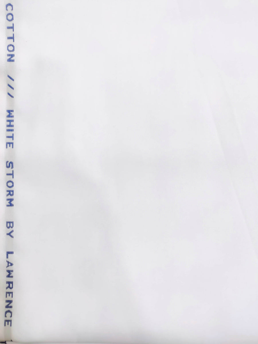 Lawrence Tex Silver Storm White Latha Unstitched Suite For Men - FaisalFabrics.pk