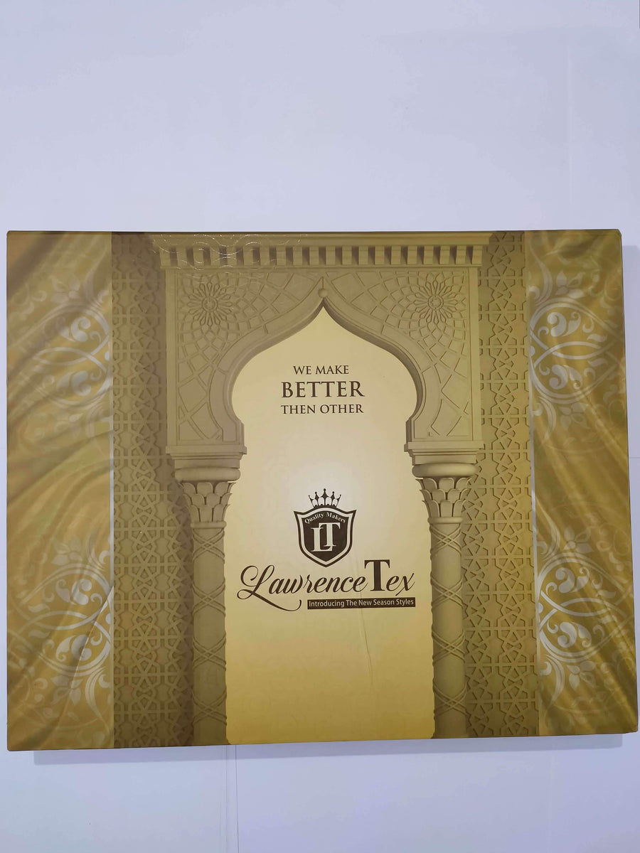 Lawrence Tex ICON Of White Soft Cotton Unstitched Suite For Men - FaisalFabrics.pk