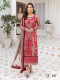 Emaan Adeel Le Festa Premium Formals Unstitched 3Pc Suit LF-407 - FaisalFabrics.pk