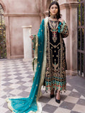 Emaan Adeel Le Festa Luxury Premium Chiffon Unstitched 3Pc Suit LR-07 - FaisalFabrics.pk