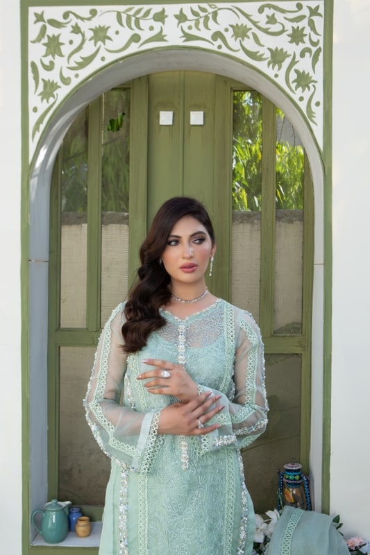 Sumaria’s Couture Baharan Luxury Pret 3Pc Suit - Lilly