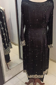 Sumaria’s Couture Formal Stitched 3Pc Suit - Lilly Black