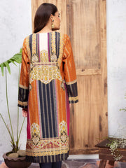 Limelight Printed Jacquard Shirt Spring Summer 2020 U0852 Rust - FaisalFabrics.pk