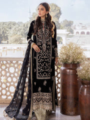 Aik Atelier Baagh Luxury Velvet Unstitched Embroidered Suit Look-02
