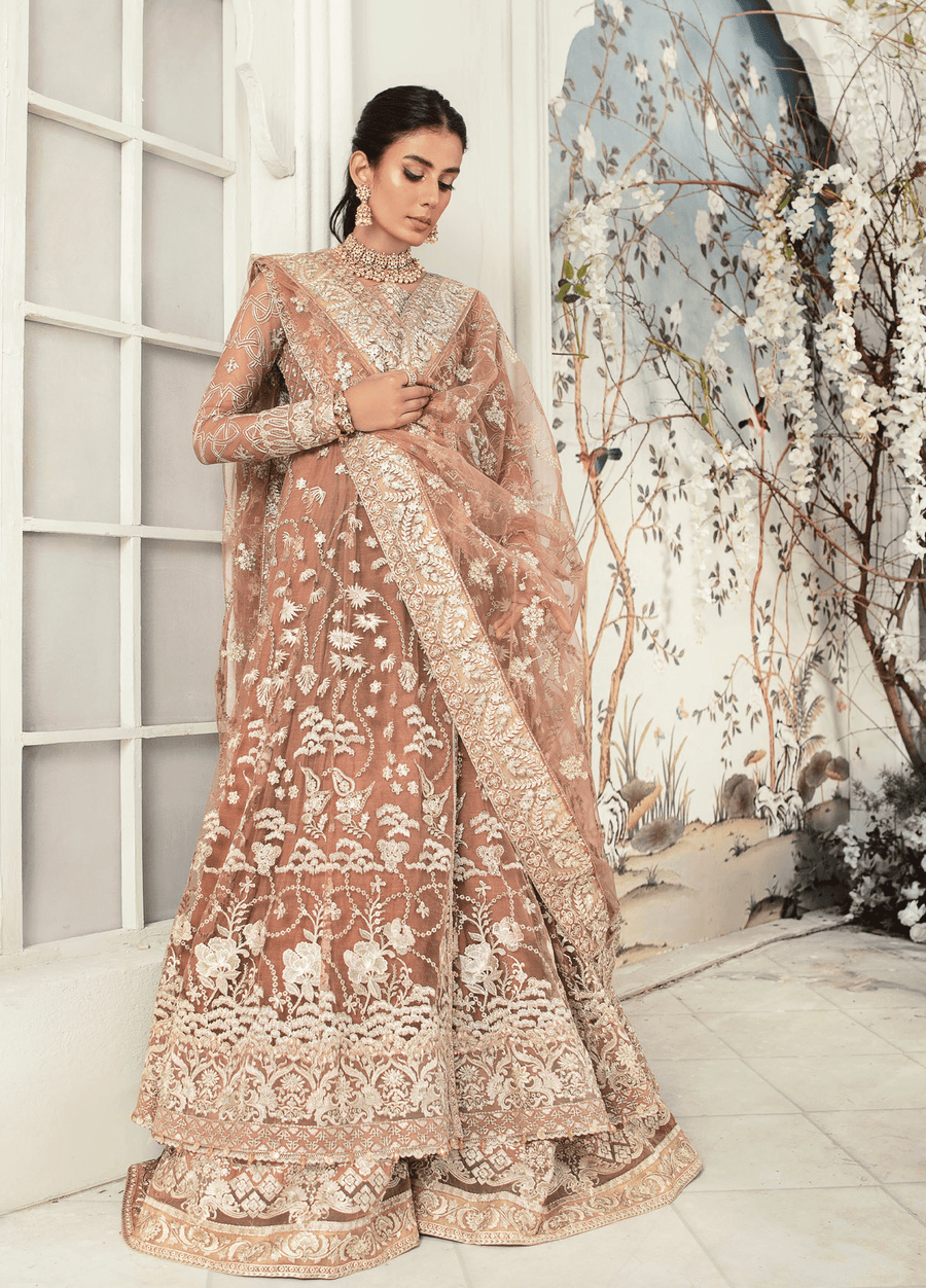 Aik Atelier Wedding Festive Embroidered Net 3Pc Suit Look-03