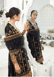 Aik Atelier Wedding Festive Embroidered Chiffon 3Pc Suit Look-05