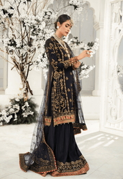 Aik Atelier Wedding Festive Embroidered Chiffon 3Pc Suit Look-05