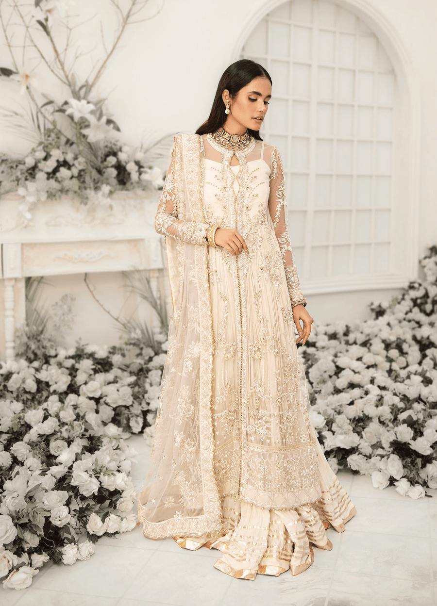 Aik Atelier Wedding Festive Embroidered Net 3Pc Suit Look-06