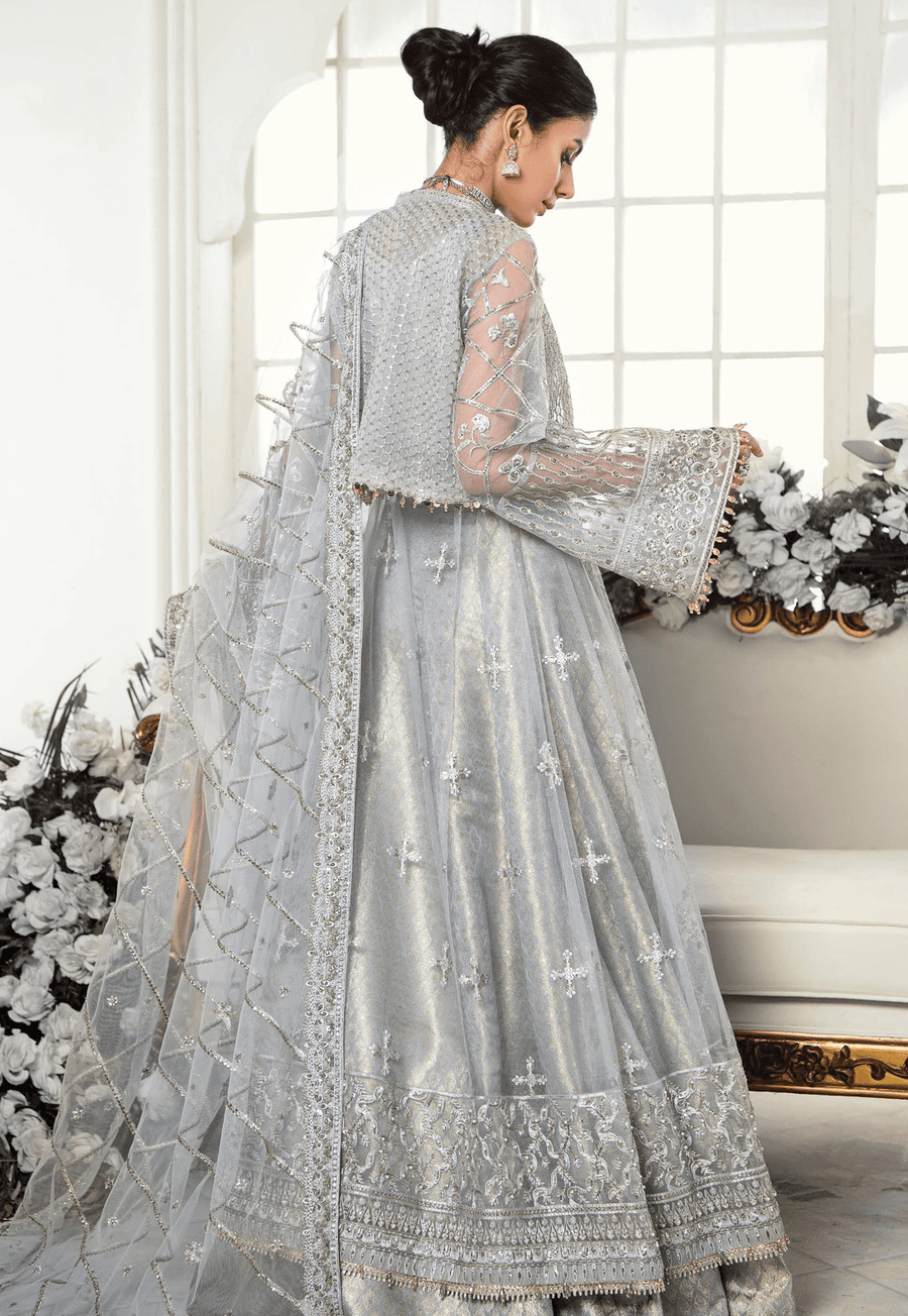 Aik Atelier Wedding Festive Embroidered Net 3Pc Suit Look-07