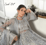 Aik Atelier Wedding Festive Embroidered Net 3Pc Suit Look-07