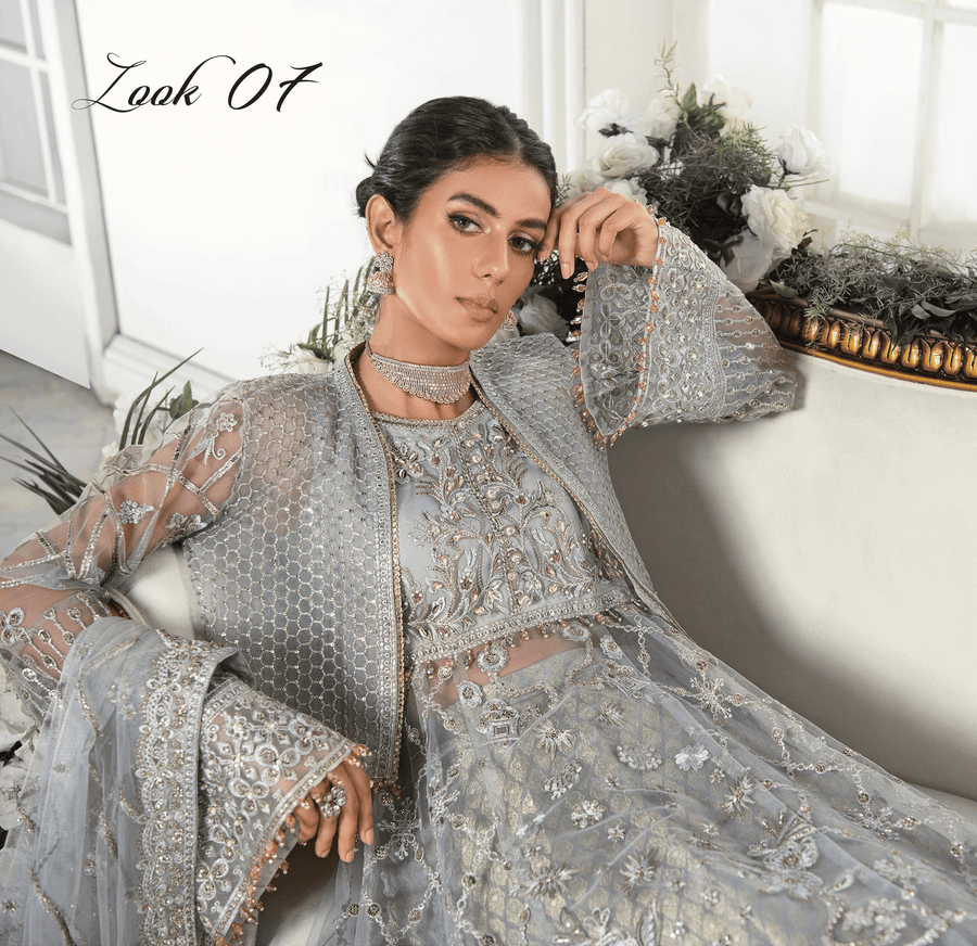 Aik Atelier Wedding Festive Embroidered Net 3Pc Suit Look-07