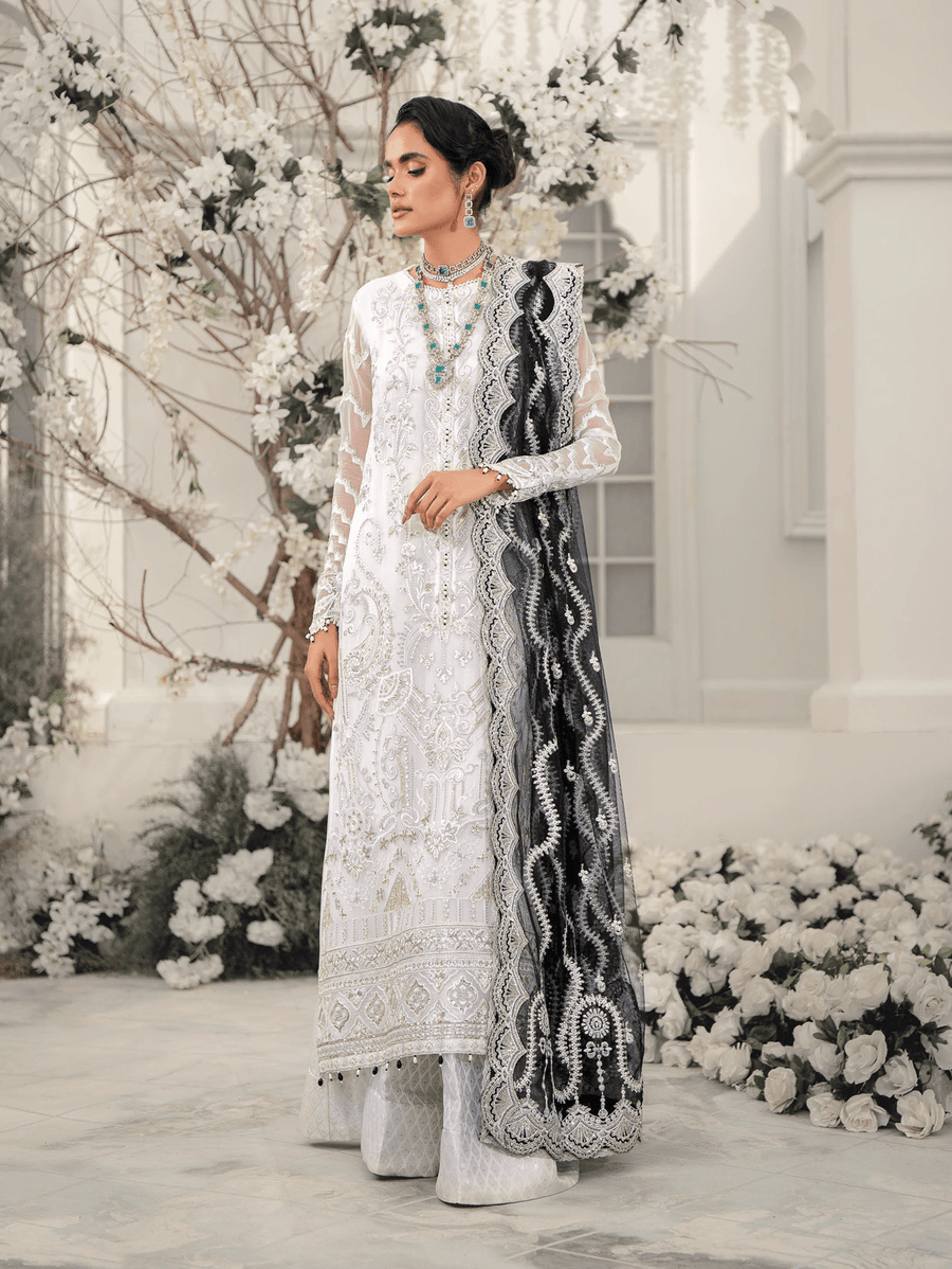 Aik Atelier Wedding Festive Embroidered Chiffon 3Pc Suit Look-09
