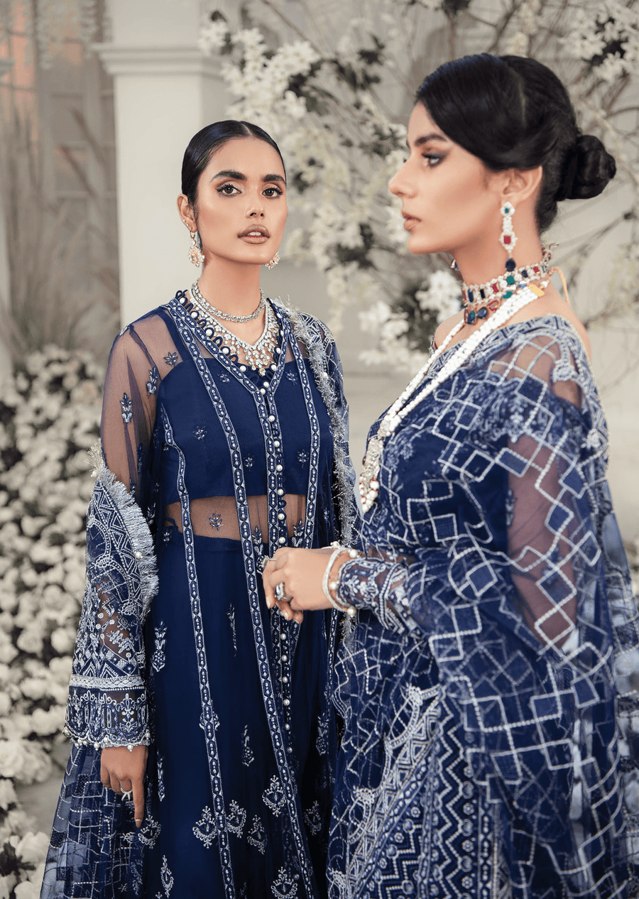 Aik Atelier Wedding Festive Embroidered Net 3Pc Suit Look-10