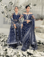Aik Atelier Wedding Festive Embroidered Net 3Pc Suit Look-10