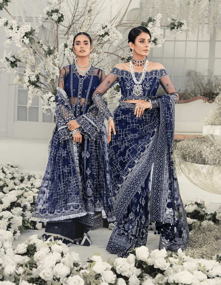 Aik Atelier Wedding Festive Embroidered Net 3Pc Suit Look-10