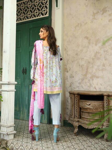 Lakhany LSM Komal Lawn Collection 2020 3pc Print Suit KPS-2012 B - FaisalFabrics.pk