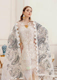 Afrozeh La Fuchsia Luxury Chiffon Unstitched 3 Piece Suit - Lumi Whirl-Wind - FaisalFabrics.pk