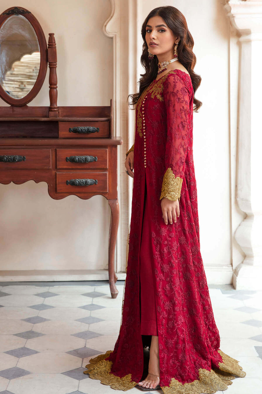 Majestic by Imrozia Premium Amour Sans Fin Formals Suit M-04 Morocan Glam