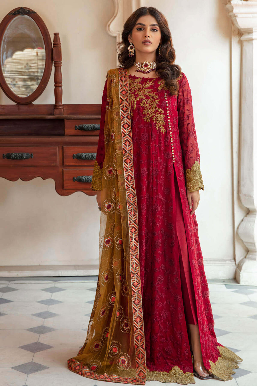 Majestic by Imrozia Premium Amour Sans Fin Formals Suit M-04 Morocan Glam