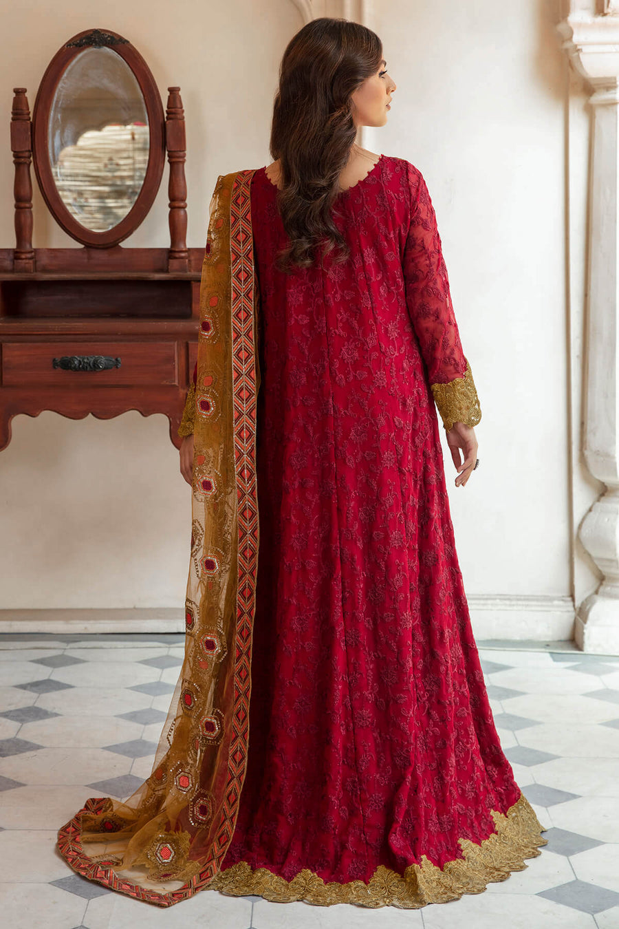 Majestic by Imrozia Premium Amour Sans Fin Formals Suit M-04 Morocan Glam