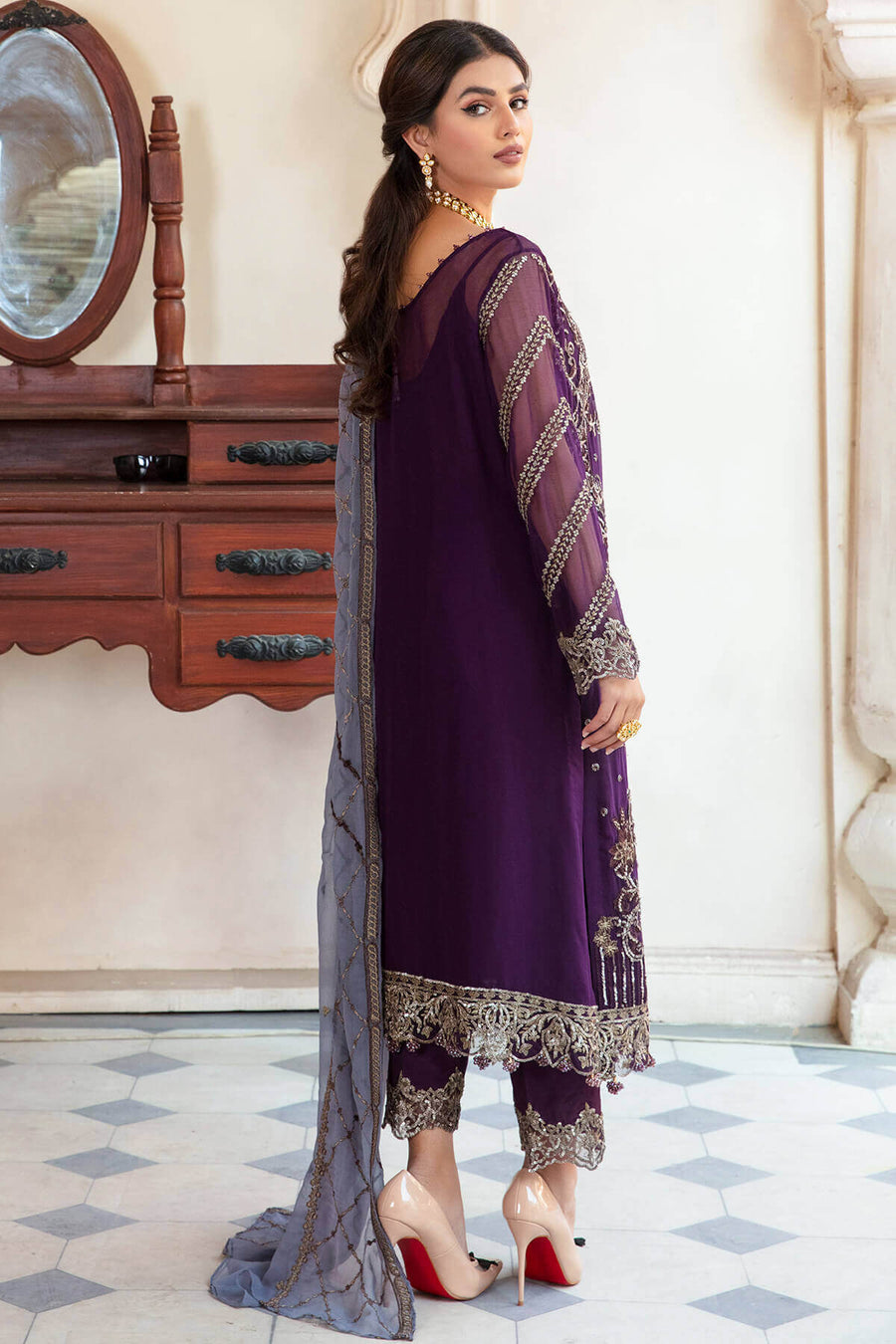 Majestic by Imrozia Premium Amour Sans Fin Formals Suit M-07 Leilani