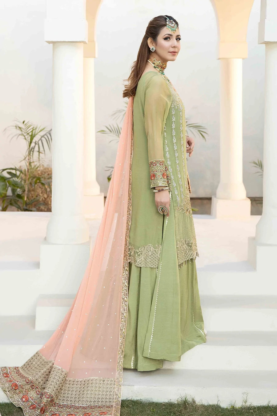 Esta Bonita Majestic by Imrozia Unstitched Chiffon Suit M-14 BOLIDE