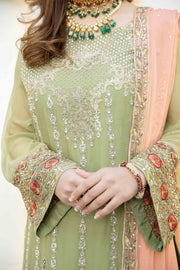 Esta Bonita Majestic by Imrozia Unstitched Chiffon Suit M-14 BOLIDE