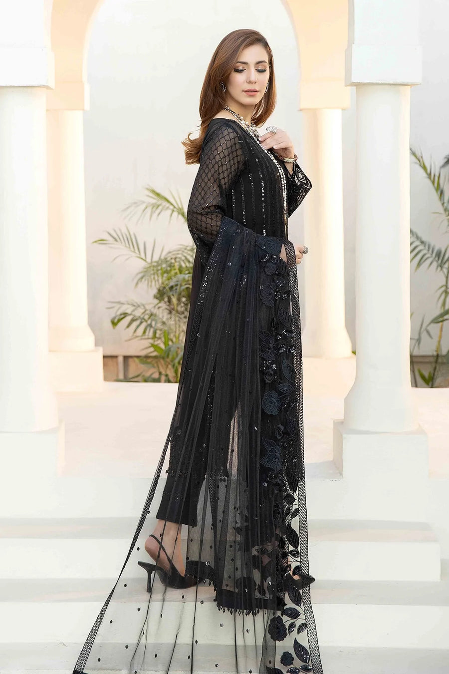 Esta Bonita Majestic by Imrozia Unstitched Chiffon Suit M-15 SOLACE