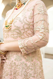 Esta Bonita Majestic by Imrozia Unstitched Chiffon Suit M-16 PALE BLOOM