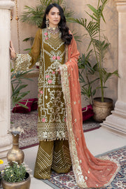 Exquise Majestic by Imrozia Embroidered Chiffon Unstitched 3Piece M-23 SAYONEE