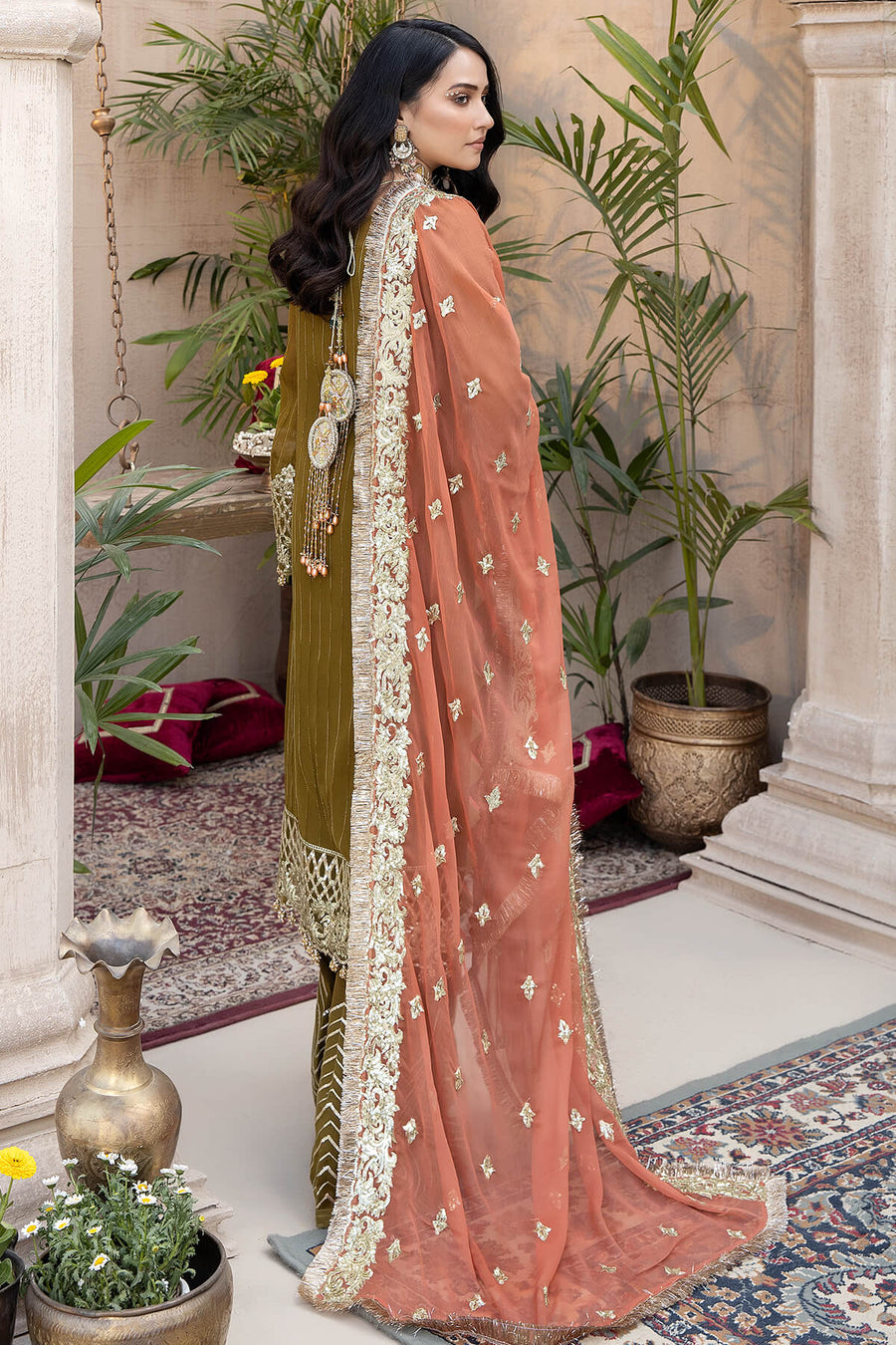 Exquise Majestic by Imrozia Embroidered Chiffon Unstitched 3Piece M-23 SAYONEE