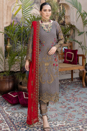 Exquise Majestic by Imrozia Embroidered Chiffon Unstitched 3Piece M-27 SHANASAI