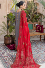 Exquise Majestic by Imrozia Embroidered Chiffon Unstitched 3Piece M-27 SHANASAI