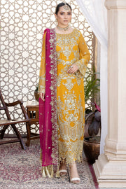 Exquise Majestic by Imrozia Embroidered Chiffon Unstitched 3Piece M-28 ROSHANAY
