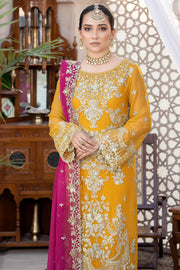 Exquise Majestic by Imrozia Embroidered Chiffon Unstitched 3Piece M-28 ROSHANAY